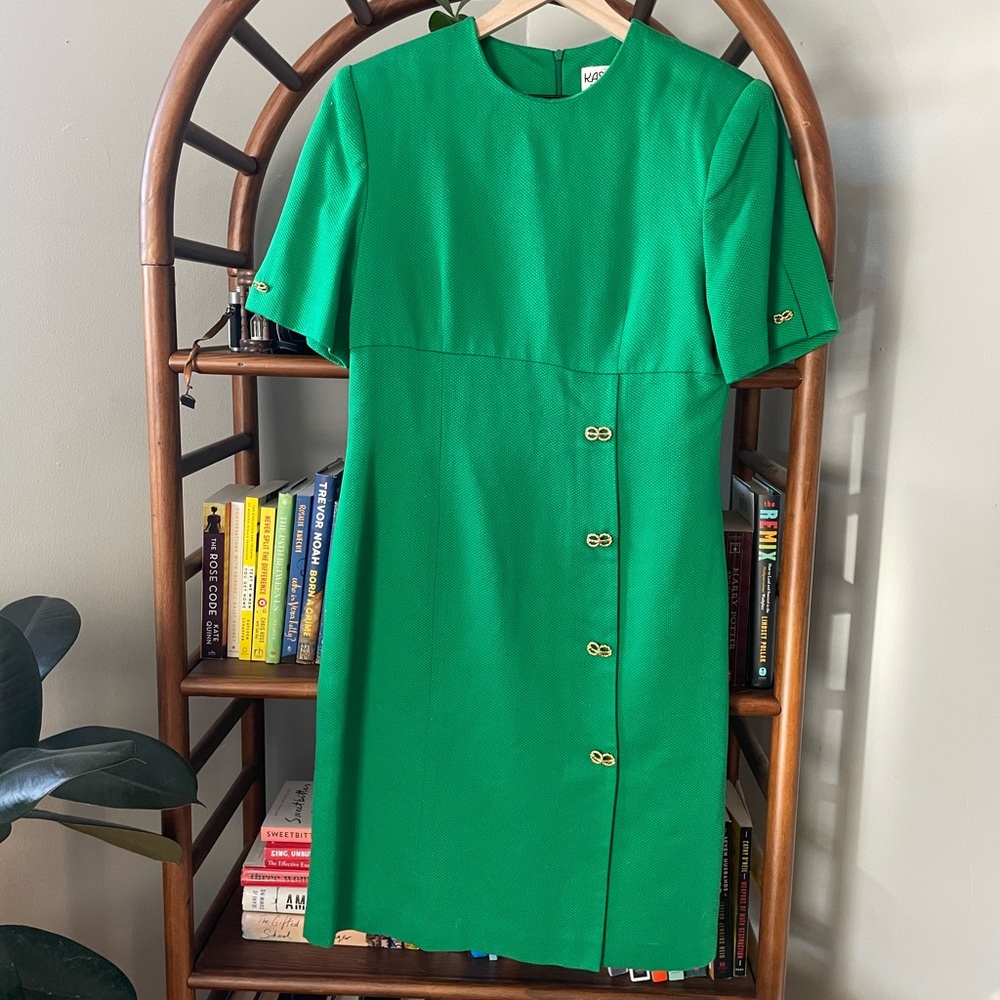 Kasper for ASL Green Dress